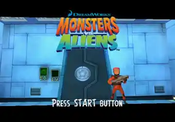 Monsters vs Aliens (USA) screen shot title